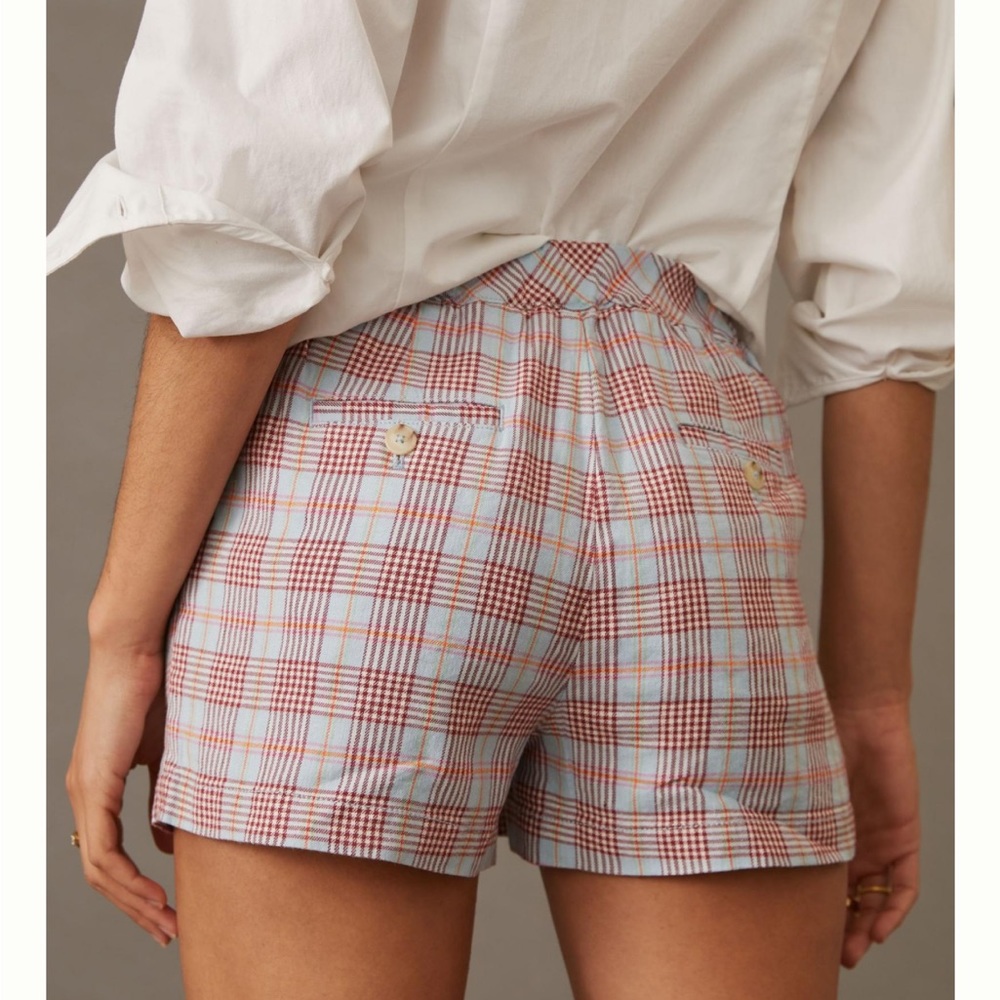 Anthropologie Plaid Shorts